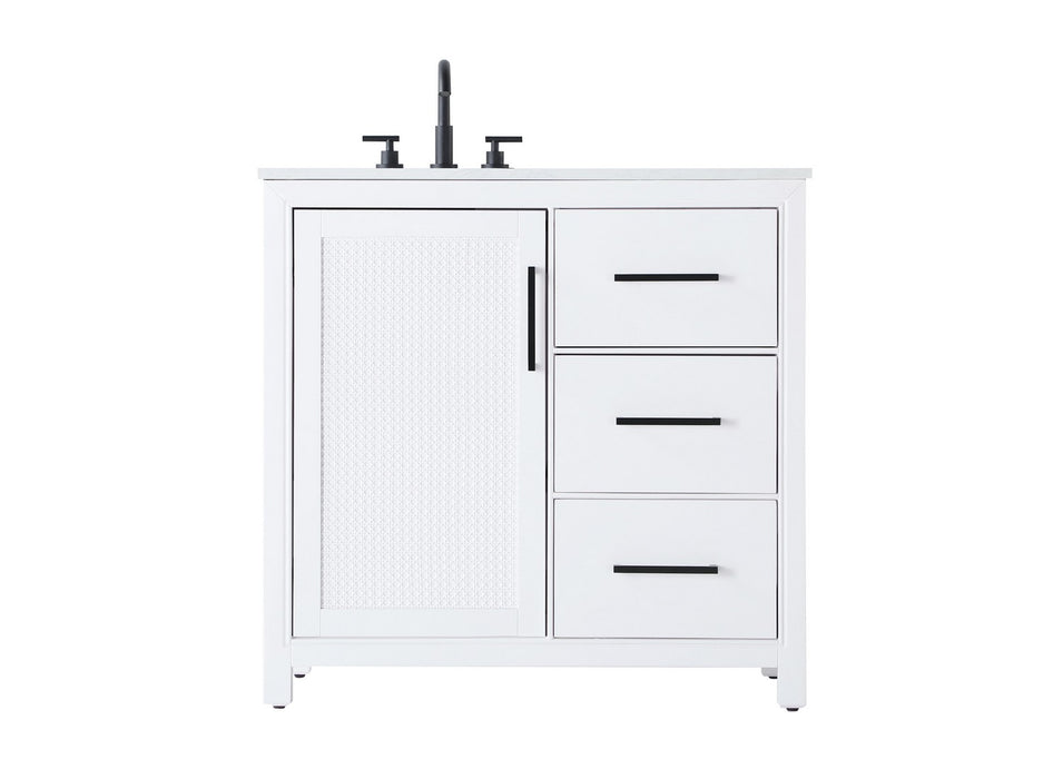 Elegant Lighting - VF29536WH - Bathroom Vanity - Alina - White