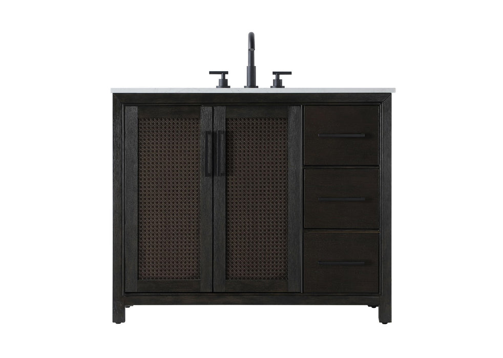 Elegant Lighting - VF29542CO - Bathroom Vanity - Alina - Chocolate Oak