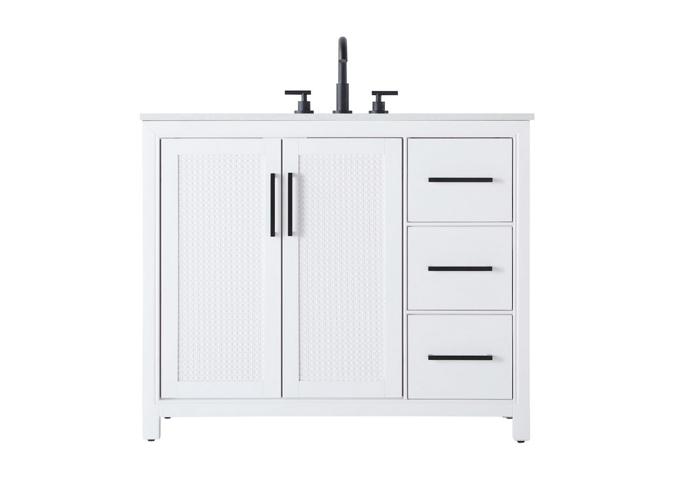 Elegant Lighting - VF29542WH - Bathroom Vanity - Alina - White