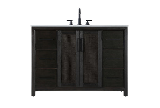 Alina Bathroom Vanity Chocolate Oak