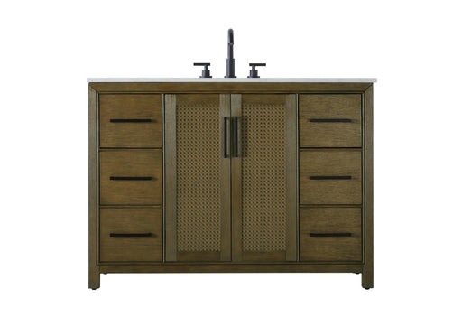 Alina Bathroom Vanity Hazel Oak