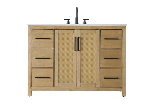 Elegant Lighting - VF29548LO - Bathroom Vanity - Alina - Linen Oak