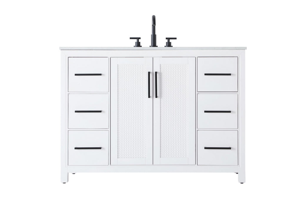 Elegant Lighting - VF29548WH - Bathroom Vanity - Alina - White