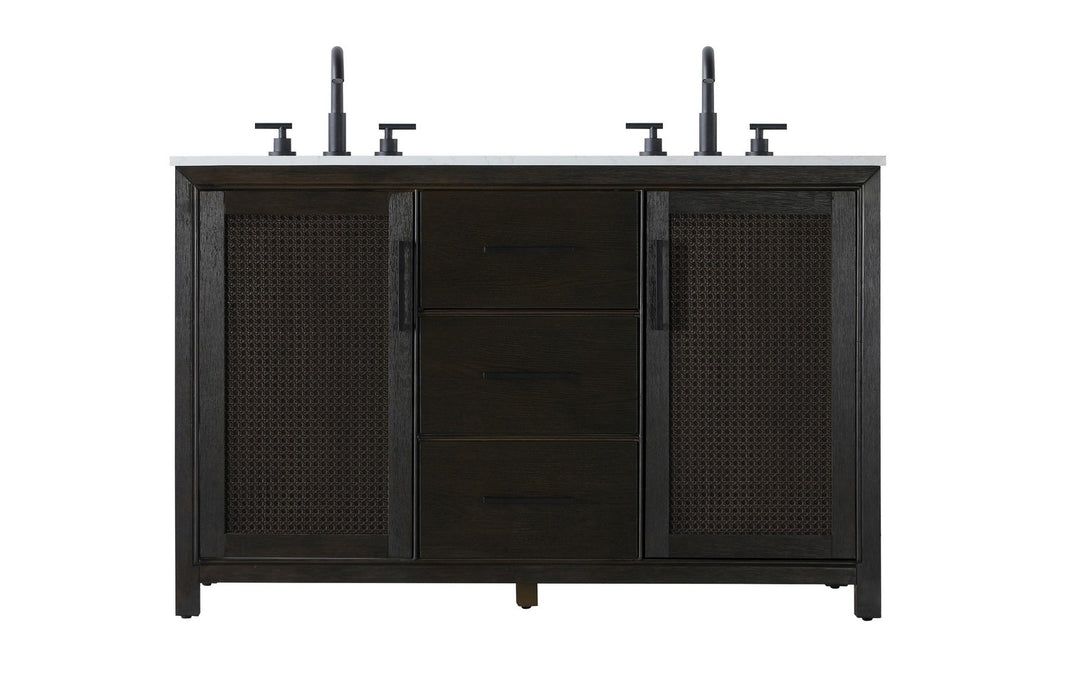 Elegant Lighting - VF29554DCO - Bathroom Vanity - Alina - Chocolate Oak