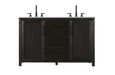 Elegant Lighting - VF29554DCO - Bathroom Vanity - Alina - Chocolate Oak