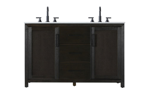 Elegant Lighting - VF29554DCO - Bathroom Vanity - Alina - Chocolate Oak