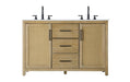 Elegant Lighting - VF29554DLO - Bathroom Vanity - Alina - Linen Oak
