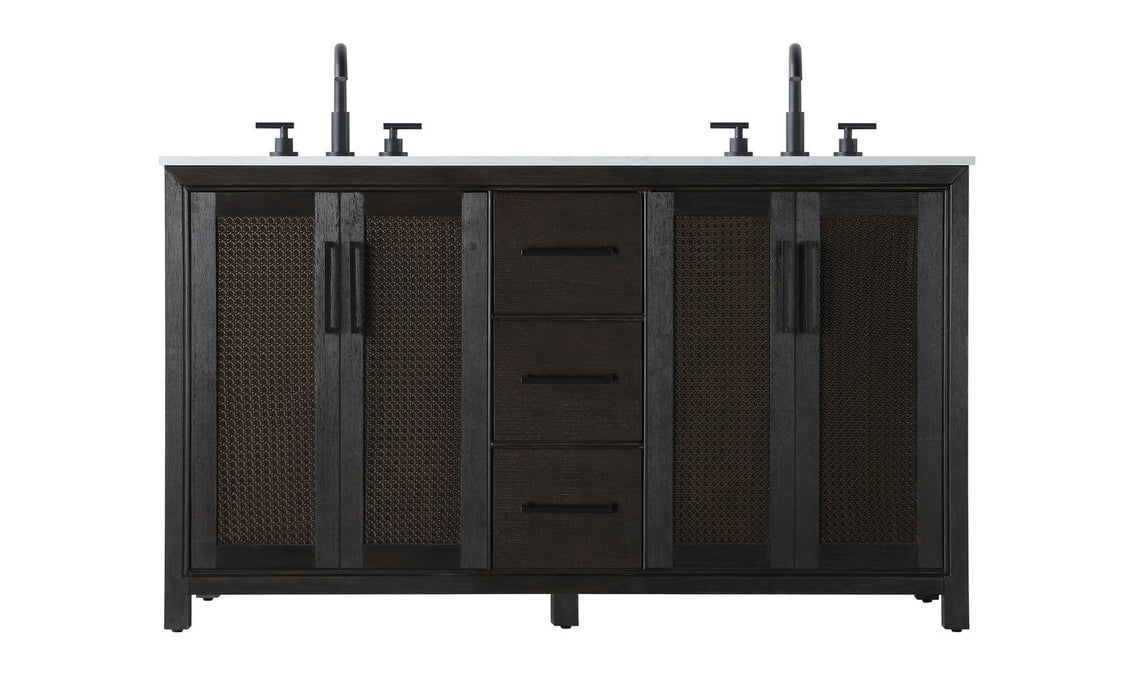 Elegant Lighting - VF29560DCO - Bathroom Vanity - Alina - Chocolate Oak