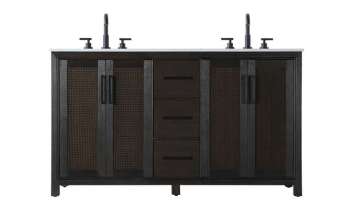 Elegant Lighting - VF29560DCO - Bathroom Vanity - Alina - Chocolate Oak