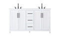 Elegant Lighting - VF29560DWH - Bathroom Vanity - Alina - White