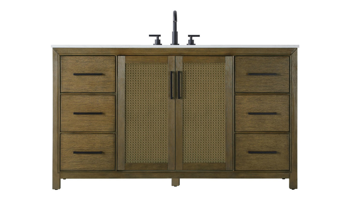 Elegant Lighting - VF29560HO - Bathroom Vanity - Alina - Hazel Oak