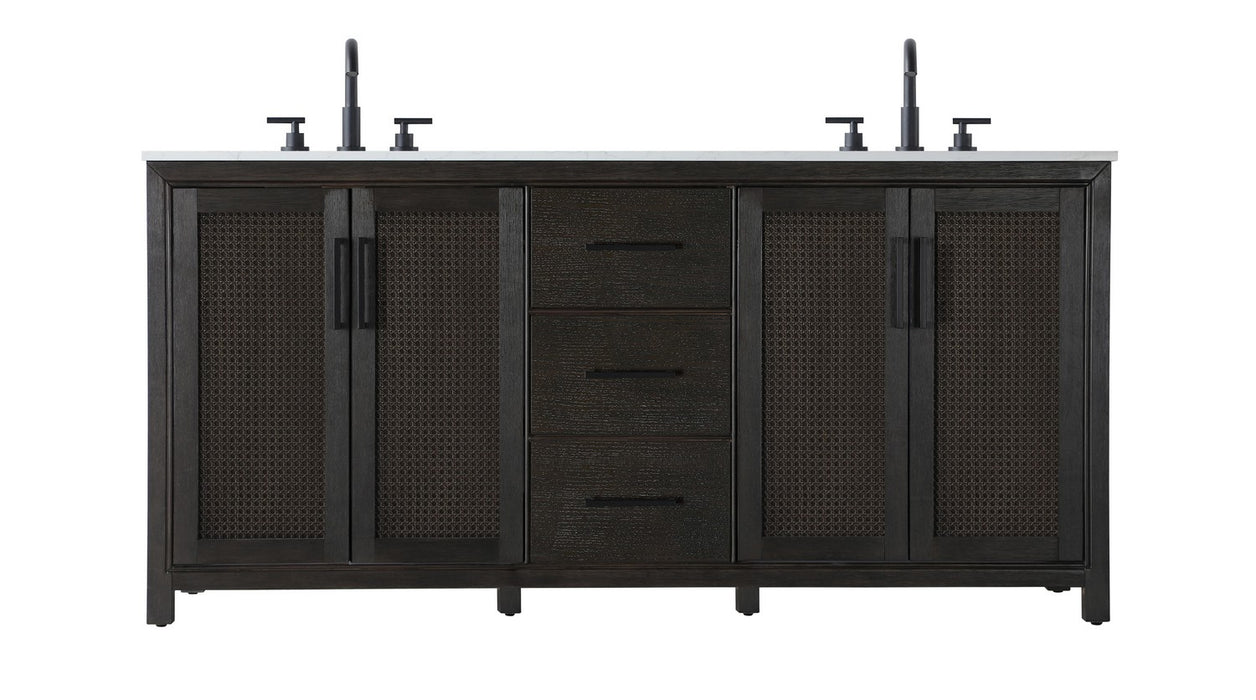 Elegant Lighting - VF29572DCO - Bathroom Vanity - Alina - Chocolate Oak