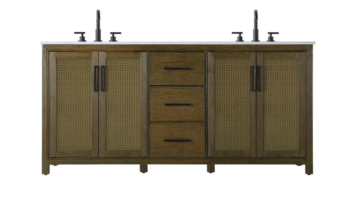 Elegant Lighting - VF29572DHO - Bathroom Vanity - Alina - Hazel Oak