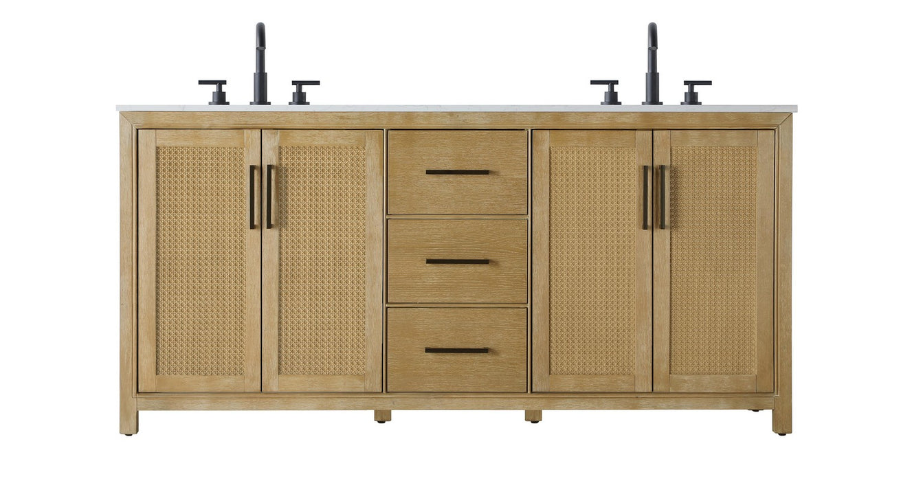 Elegant Lighting - VF29572DLO - Bathroom Vanity - Alina - Linen Oak