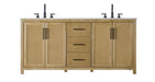 Elegant Lighting - VF29572DLO - Bathroom Vanity - Alina - Linen Oak