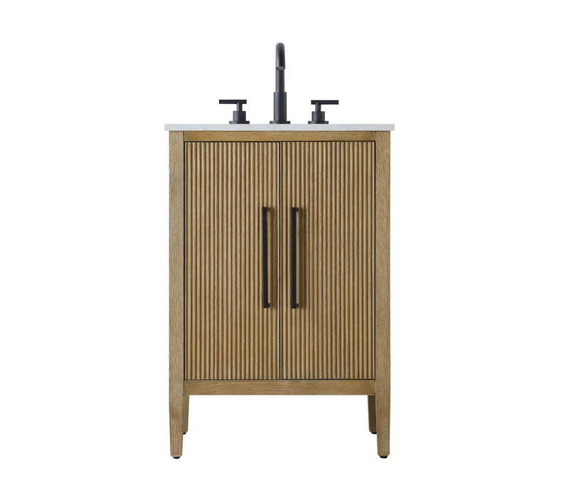 Elegant Lighting - VF29624LO - Bathroom Vanity - Blakely - Linen Oak