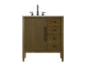 Elegant Lighting - VF29632HO - Bathroom Vanity - Blakely - Hazel Oak