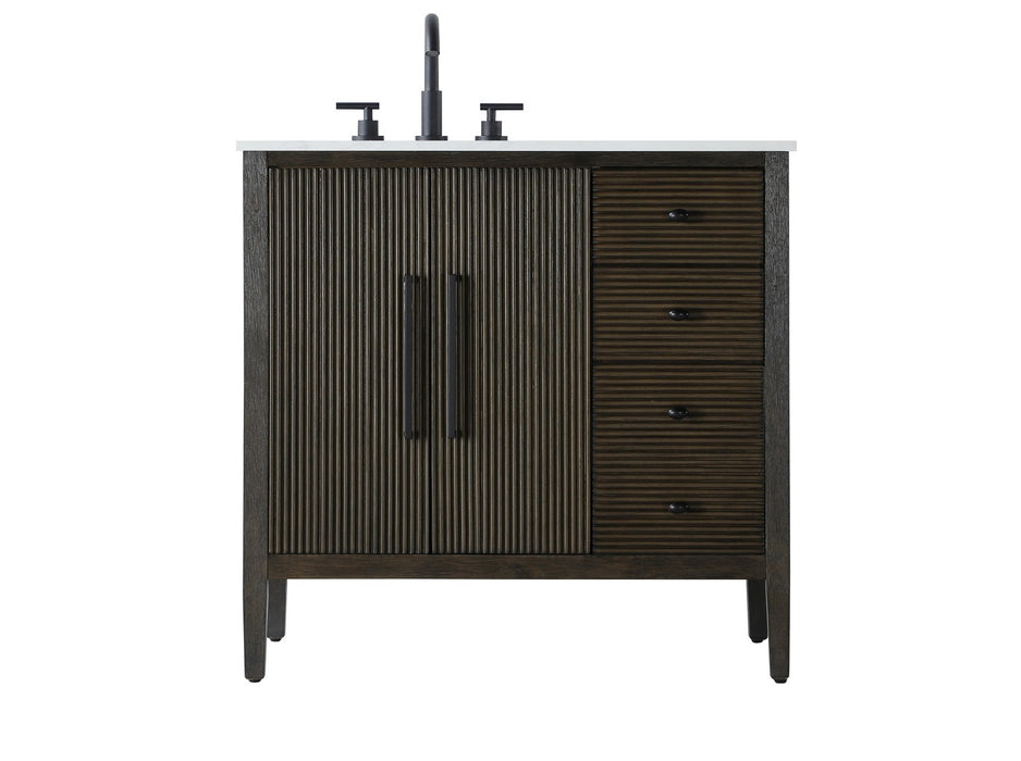 Elegant Lighting - VF29636CO - Bathroom Vanity - Blakely - Chocolate Oak