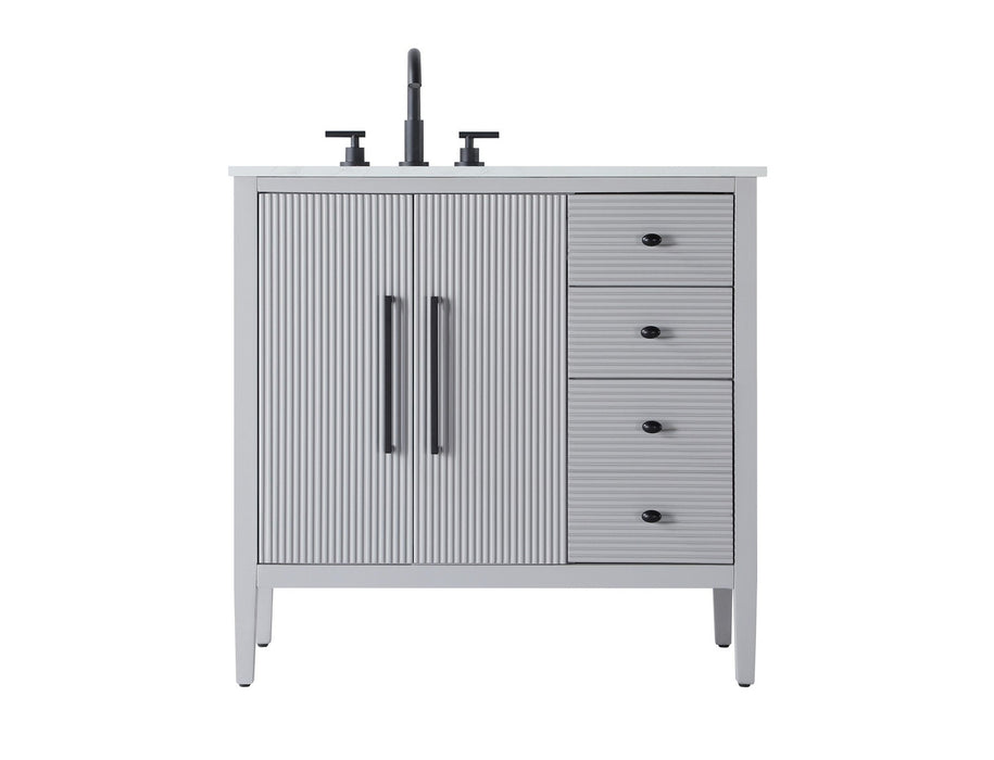 Elegant Lighting - VF29636GR - Bathroom Vanity - Blakely - Grey