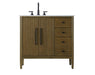 Elegant Lighting - VF29636HO - Bathroom Vanity - Blakely - Hazel Oak