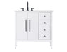 Elegant Lighting - VF29636WH - Bathroom Vanity - Blakely - White