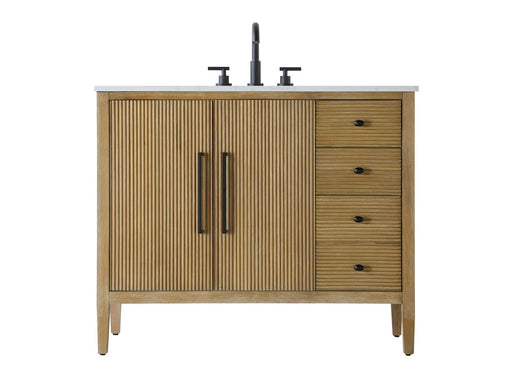 Elegant Lighting - VF29642LO - Bathroom Vanity - Blakely - Linen Oak
