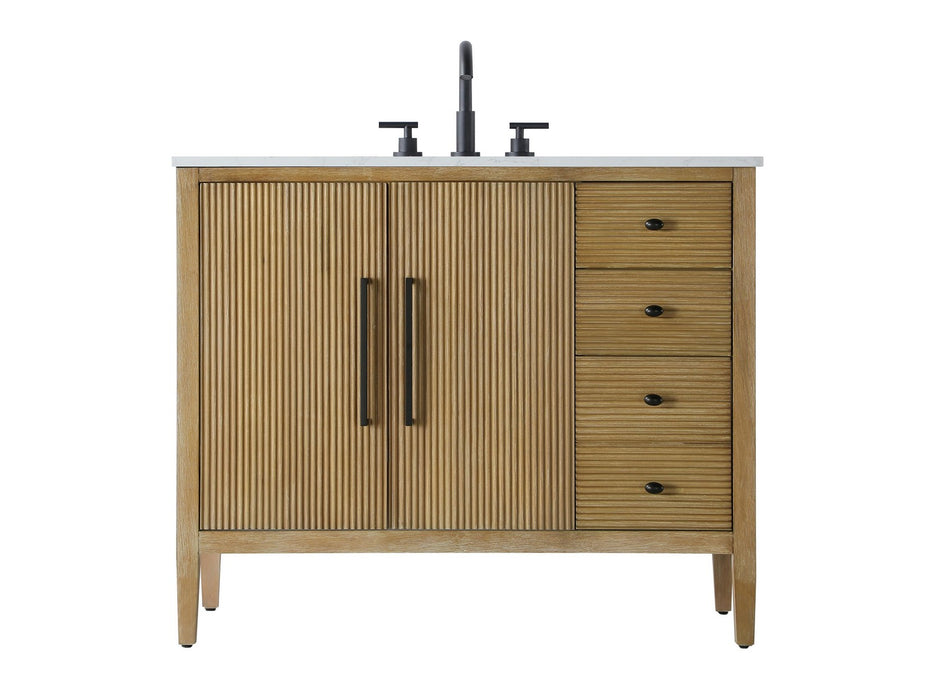 Elegant Lighting - VF29642LO - Bathroom Vanity - Blakely - Linen Oak