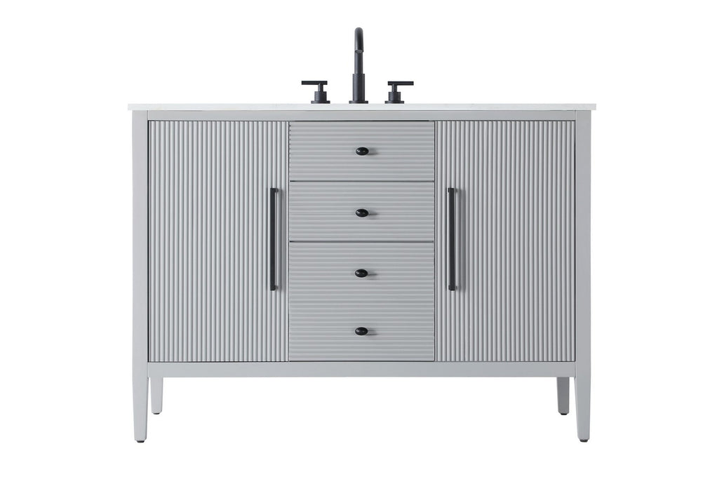 Elegant Lighting - VF29648GR - Bathroom Vanity - Blakely - Grey