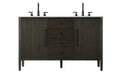 Elegant Lighting - VF29654DCO - Bathroom Vanity - Blakely - Chocolate Oak