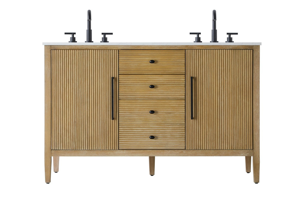 Elegant Lighting - VF29654DLO - Bathroom Vanity - Blakely - Linen Oak