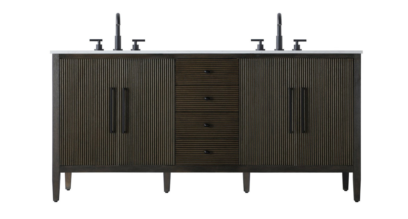 Elegant Lighting - VF29672DCO - Bathroom Vanity - Blakely - Chocolate Oak