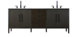 Elegant Lighting - VF29684DCO - Bathroom Vanity - Blakely - Chocolate Oak