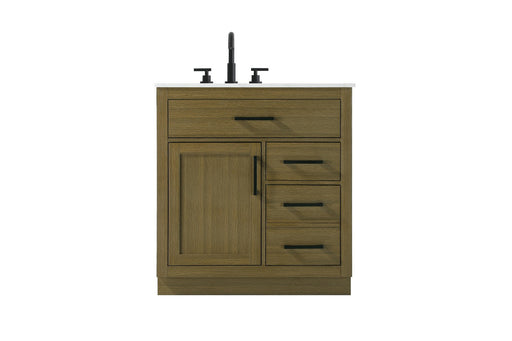 Alden Bathroom Vanity Chestnut Brown