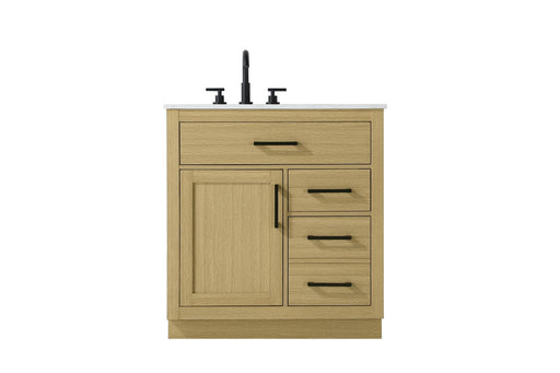 Alden Bathroom Vanity Honey Brown
