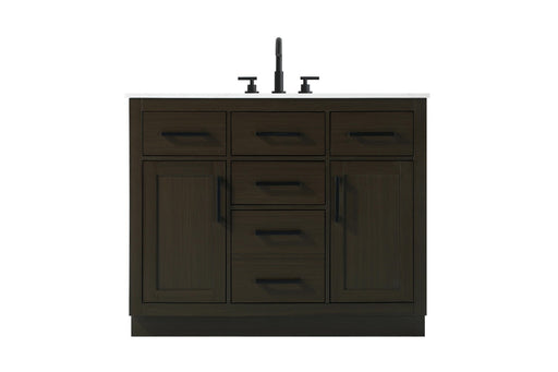 Alden Bathroom Vanity Mocha Brown