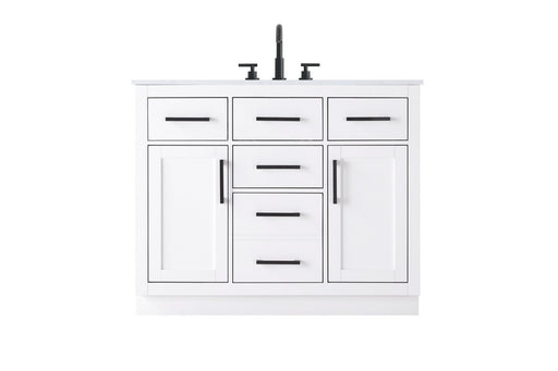 Elegant Lighting - VF29742WH - Bathroom Vanity - Alden - White