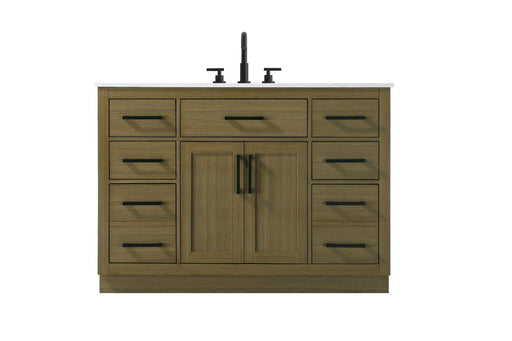 Elegant Lighting - VF29748MCB - Bathroom Vanity - Alden - Chestnut Brown