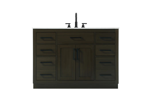 Alden Bathroom Vanity Mocha Brown