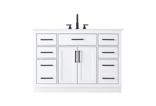 Elegant Lighting - VF29748WH - Bathroom Vanity - Alden - White