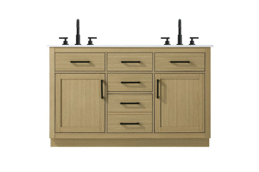 Alden Bathroom Vanity Honey Brown