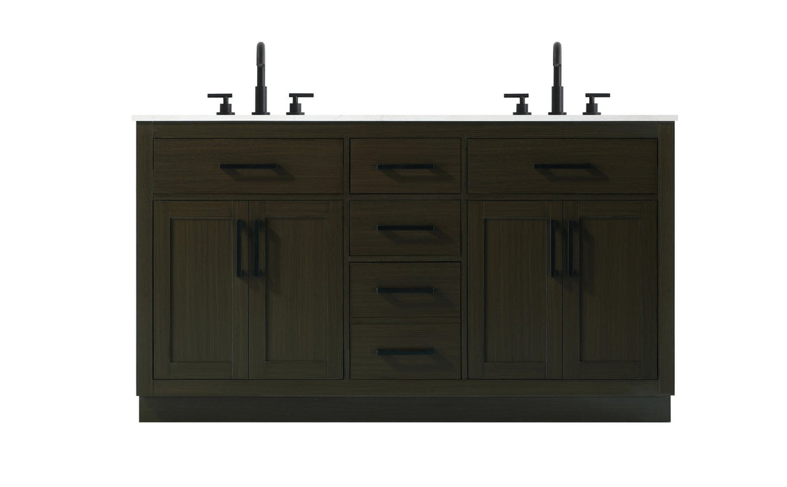 Elegant Lighting - VF29760DMMB - Bathroom Vanity - Alden - Mocha Brown