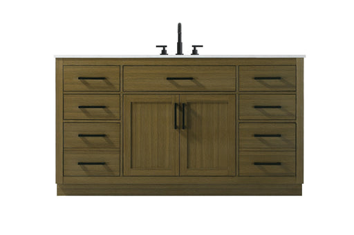 Alden Bathroom Vanity Chestnut Brown