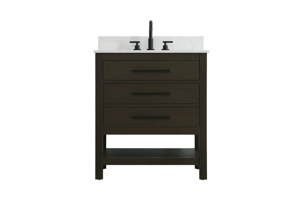 Elegant Lighting - VF60530MMB-BS - Bathroom Vanity - Karson - Mocha Brown