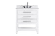 Elegant Lighting - VF60530WH-BS - Bathroom Vanity - Karson - White