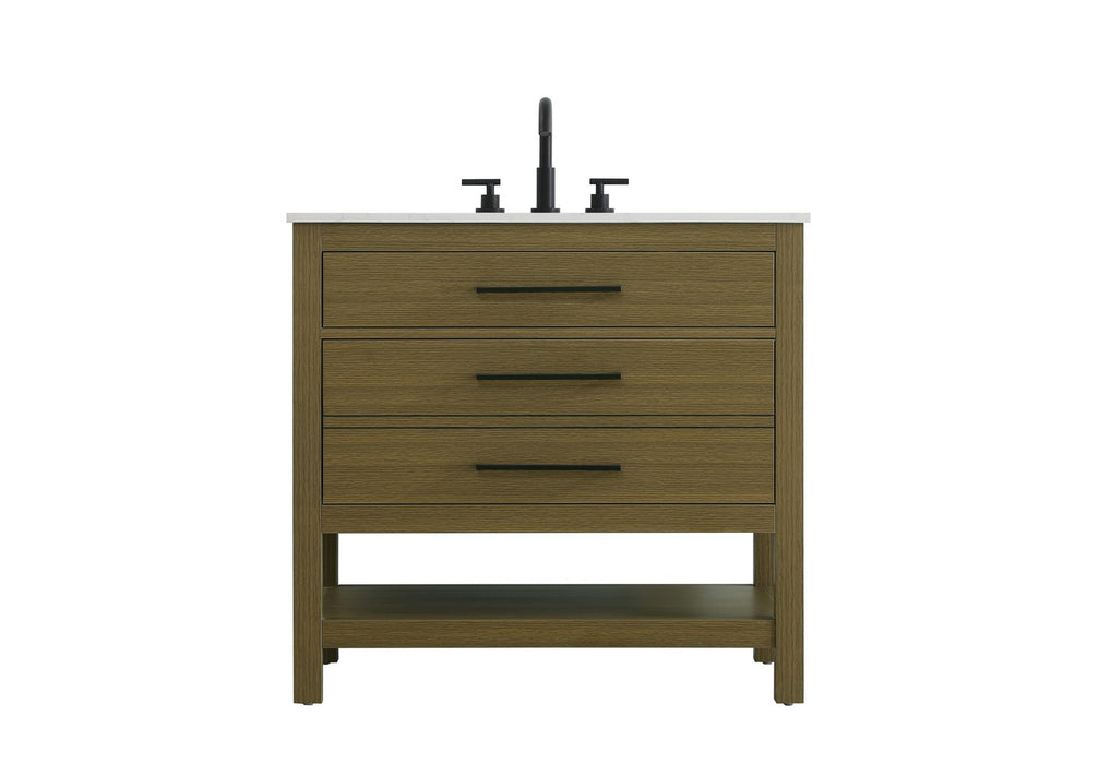 Elegant Lighting - VF60536MCB - Bathroom Vanity - Karson - Chestnut Brown