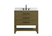 Elegant Lighting - VF60536MCB-BS - Bathroom Vanity - Karson - Chestnut Brown