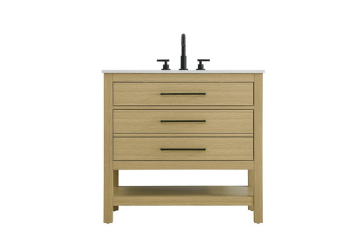 Karson Bathroom Vanity Honey Brown