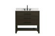 Elegant Lighting - VF60536MMB-BS - Bathroom Vanity - Karson - Mocha Brown