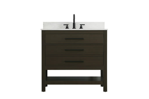 Elegant Lighting - VF60536MMB-BS - Bathroom Vanity - Karson - Mocha Brown