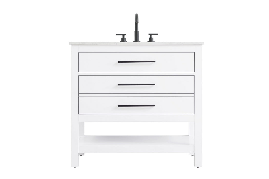 Elegant Lighting - VF60536WH - Bathroom Vanity - Karson - White